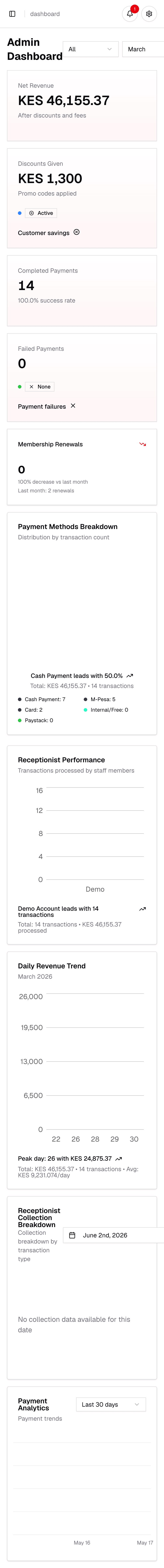 Fitness254 mobile app preview
